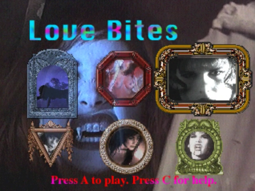Love Bites title screen for 3DO